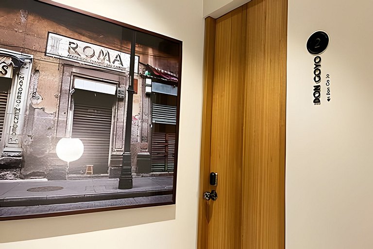 Modern Suite 2 Heart of Roma Norte |Self-check-in